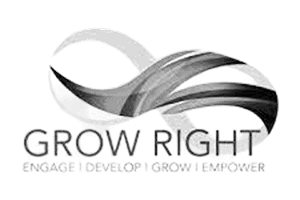 Grow Right Logo on transparent BG